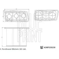 Blue Print ADBP220230 Luchtfilter