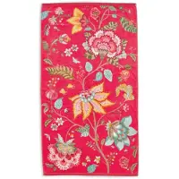 Pip studio Pip Flowers Strandlaken - Rood 100 x 180 cm