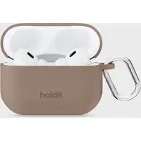 Holdit Solid Silicone Case voor de Apple AirPods Pro / Pro 2 - Mocha Brown