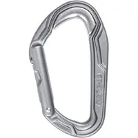 Edelrid Bulletproof Straight II Karabijnhaak, grijs 2023 Karabijnhaken