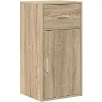 vidaXL - Dressoir - met - lade - Sonoma - Eik - 38 - x - 34 - x - 75 - cm