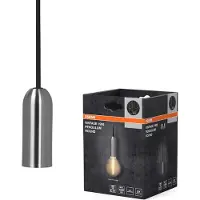 Osram LED-lamp, vintage design, 1906, pendel, rond, chroom, LEDVANCE