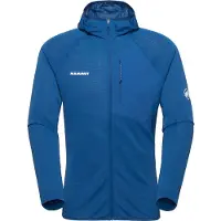 Mammut - Aenergy Light ML Hooded Jacket - Fleecevest M, blauw