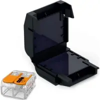Cellpack 407858 EASY-PROTECT/112 Gelbox voor verbindingsklemmen Flexibel: 0.2-4 mm² Massief: 0.2-4 mm² 1 stuk(s) Zwart