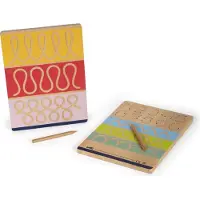 Small Foot Houten schrijfbord met een klein voetje voor schrijftraining