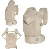 Kinderkraft CARRYBEE - Draagzak - Tot 20 kg - 2 draagposities - Beige