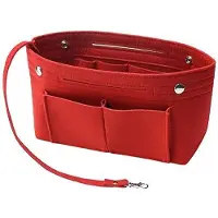 OEM Organizer tas voor handtassen, met binnenzakken en een sleutelhanger, geschikt voor reiskoffers, verkrijgbaar in 8 kleuren (rood, groen)