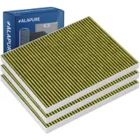 Alapure CleanAir Plus Koolstoffilter voor Bosch 11034226 / 17004035 / DIZ1JX1B6 (3 St.)