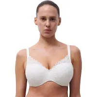 Chantelle Voorgevormde bh Floral Touch | Maat: 80B | Kleur: Wit