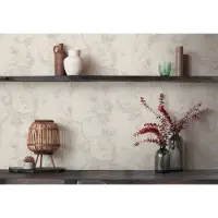 A.S. Création ROMANTISCHE ROZEN BEHANG | Floraal - Creme Oranje Roze Wit Grijs - Pintwalls III
