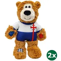 Kong wild knots sport bear engeland 2x 14,5x8,5x21,5 cm