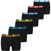 Puma Boxershorts 'Everyday' hemelsblauw / geel / oranje / zwart