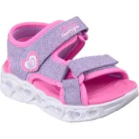 SKECHERS Heart Lights Sandalen roze Textiel Maat 24