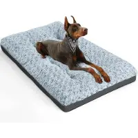 OEM Zachte, wollen hondenmat voor grote honden - wasbaar en waterdicht - grijs - 107 x 71 cm