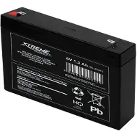 Xtreme Vervangingsaccu, Gelaccu, AGM-batterij, 6V, 1,3Ah, 1,3 Ah, GelaccuXTREME, onderhoudsvrij