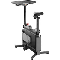 Kingsmith Workstation Bike W1B - Bureau Fiets / Desk Bike - Inklapbaar Design - Geïntegreerd Werkblad - Stille Magnetische Weerstand - 8 Weerstandsniveaus - Ideaal voor Thuiswerken & Actief Zitten