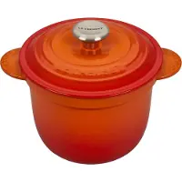 Le Creuset Cocotte Every / Rijstkoker Tradition 'Oranjerood' Ø18cm / 2L