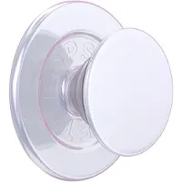 PopSockets , Smartphone PopGrip MagSafe Standaard en Selfie Functie Stevige Bevestiging, Wit