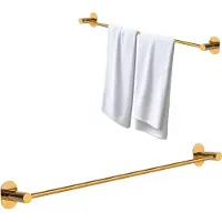 Laveo Miri - Handdoekhouder - 61cm - Goud