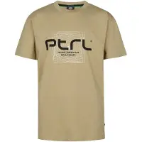 Petrol Industries T-shirt zand Beige Jongens Katoen Ronde hals Logo - maat 128