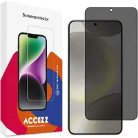 Accezz Gehard Glas Privacy Screenprotector voor de Samsung Galaxy S25 / S24
