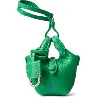 Ralph Lauren Dames Glimmende trommeltas groen (OSFA), Casual, Leer 427P17791001