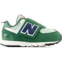 New Balance Kids Sneakers 574 met klittenband groen (27.5), Plat, Casual, kinderkleding NW574V2