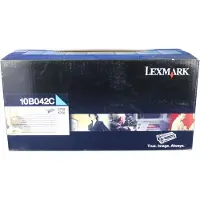 Lexmark 10B042C toner cyaan hoge capaciteit (origineel)