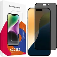 Accezz Gehard Glas Privacy Screenprotector voor de Apple iPhone 17 / 17 Pro / 16 Pro