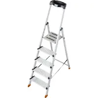 Krause 127235: Trap-steiger, model Sepuro, met 5 treden