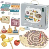 Polar B Little Thinkers Groei-mee-doos – Educatieve Speelset 24+ maanden – Puzzels & Magnetisch