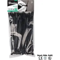 Bradas TS1188550B - Kabelbinders - Zwart - 8,8x550mm - 100 stuks