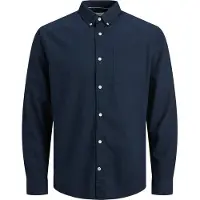 Jack & Jones Overhemd 'JJEOxford' navy