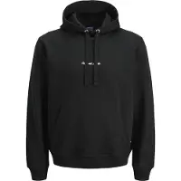 Jack & Jones Sweatshirt 'JORNorrebro' zwart / wit