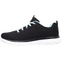 SKECHERS Sport Dames GRACEFUL GET CONNECTED Sneakers Dames Zwart