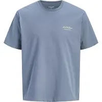 Jack & Jones Junior Shirt 'JJEArchive' lichtbeige / saffier