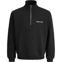 Jack & Jones Sweatshirt 'JORNorrebro' zwart / wit