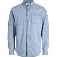 Jack & Jones Overhemd 'JJEBROOK' blauw