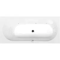 Polysan Astra B Whirlpoolbad, 165x75x48cm, Highline Hydro, chroom
