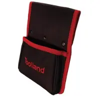 Toolland Tanghouder voor riem, nylon, zwart/rood
