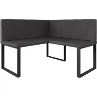 Vicco Ravon Eetkamerhoekbank – 120 x 120 cm Antraciet
