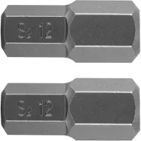 GRUPA TOPEX - HEX Eindstuk - 12mm - 30mm - S2 Staal