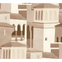 A.S. Création ARCHITECTONISCH BEHANG | Mediterrane stijl - Bruin Beige Wit - Pintwalls III