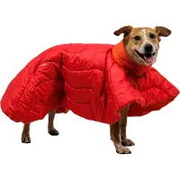 Ruffwear - Palisades Sleep Poncho - Hondendeken S, rood