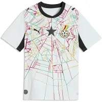 Puma Functioneel shirt 'Ghana 2026' mosterd / vuurrood / zwart / wit