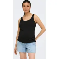 ONLY Maternity Top 'OLMBloom' zwart / wit