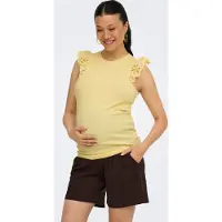 ONLY Maternity Shirt 'OLMCESME' lichtgeel