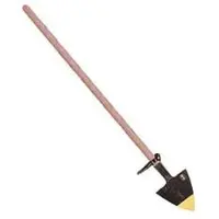 Sonstige Verlage Vanga Tipo Roma, gesmede pan met houten handvat - gewicht: gr.1100, afmetingen: cm.24x24, hoogte: 170h.