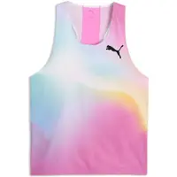 Puma Lightspeed ULTRAWEAVE Graphic hardloopsinglet voor Heren, Roze, Maat XL