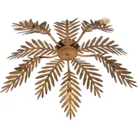 QAZQA Vintage plafondlamp 5-lichts goud - Botanica